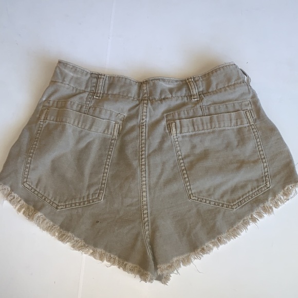 Free People Shorts Size 10 Tan - Picture 2 of 7